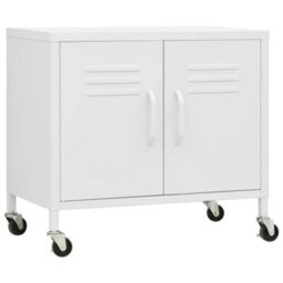 Vidaxl Storage Cabinet White 60X35X56 Cm Steel - thumbnail 2