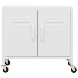 Vidaxl Storage Cabinet White 60X35X56 Cm Steel - thumbnail 3