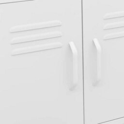 Vidaxl Storage Cabinet White 60X35X56 Cm Steel - thumbnail 7