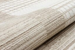 Silver Abstract Modern,natural Fibers Wool Geometric Rug For Bedroom & Living Room-160Cm X 230Cm - thumbnail 4
