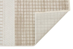 Silver Abstract Modern,natural Fibers Wool Geometric Rug For Bedroom & Living Room-160Cm X 230Cm - thumbnail 2