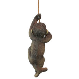 Design Toscano Makokou Climbing Monkey Sculpture Brown Exotic Resin Statue - thumbnail 5