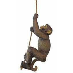 Design Toscano Makokou Climbing Monkey Sculpture Brown Exotic Resin Statue - thumbnail 4