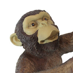 Design Toscano Makokou Climbing Monkey Sculpture Brown Exotic Resin Statue - thumbnail 7
