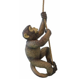 Design Toscano Makokou Climbing Monkey Sculpture Brown Exotic Resin Statue - thumbnail 6