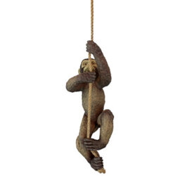Design Toscano Makokou Climbing Monkey Sculpture Brown Exotic Resin Statue - thumbnail 3