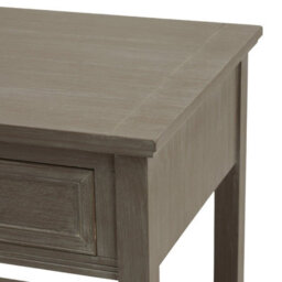 Wyld Haus Laurelbrook 1-Drawer Grey Wood Side Table With Bottom Shelf - thumbnail 7