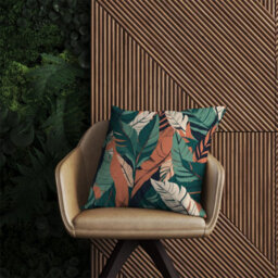 Warren Reed Designer Autumn Tropical Leaves Outdoor Cushion 45Cm X 45Cm - thumbnail 2