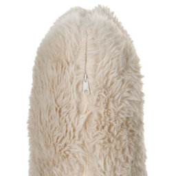 Beliani Armchair Skovde Faux Fur Light Beige - thumbnail 9