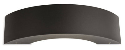 Luminosa Lighting Luminosa Arch Integrated Led Outdoor Wall Light Graphite Ip65