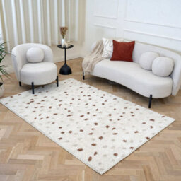 The Rugs Moodi Shaggy Light Beige/terra Biscotti Rug Runner Dots Thick High Pile For Living Rooms, Bedrooms, Hallways, Kitchens - thumbnail 8