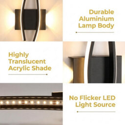 Modern Led Wall Lamp Living Room Wall Light Bedroom Bedside Wall Sconce Lighting - thumbnail 5