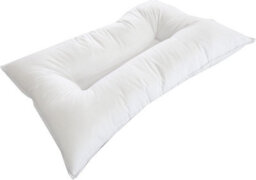 Lancashire Textiles Orthopaedic Anti-Snore Pillow Firm Support Pillow To Help Reduce Snoring Single Pillow - thumbnail 1