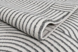 Stratus Interiors Degas Large Geometric Rug 200 X 290 Cm - Cream / Grey - Large - thumbnail 2