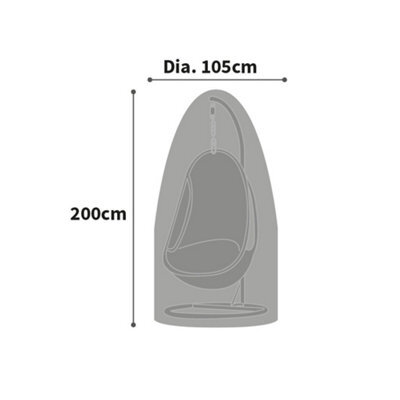 Bosmere All-Weather Protector Hanging Chair Cover Reversible 200Cm X 105Cm All Weather Protection 6 Year Guarantee - image 1