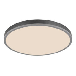 Luminosa Lighting Luminosa Doro 60Cm Flush Ceiling Light Silver Colored Led Dimmable 2700-6500K Remote Control Timer