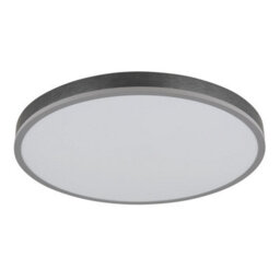 Luminosa Lighting Luminosa Doro 60Cm Flush Ceiling Light Silver Colored Led Dimmable 2700-6500K Remote Control Timer - thumbnail 2