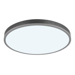 Luminosa Lighting Luminosa Doro 60Cm Flush Ceiling Light Silver Colored Led Dimmable 2700-6500K Remote Control Timer - thumbnail 5
