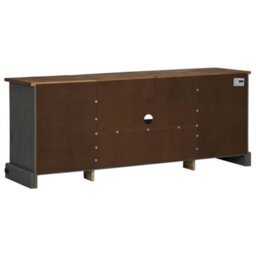 Berkfield Tv Cabinet Halden 2 Sliding Doors Grey 150X40X60 Cm Solid Wood - thumbnail 6