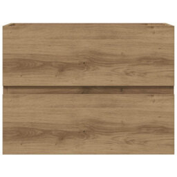 Berkfield Durable Bathroom Cabinet Artisan Oak 60X38.5X45 Cm Engineered Wood - thumbnail 4