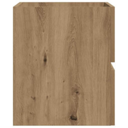 Berkfield Durable Bathroom Cabinet Artisan Oak 60X38.5X45 Cm Engineered Wood - thumbnail 5