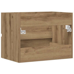 Berkfield Durable Bathroom Cabinet Artisan Oak 60X38.5X45 Cm Engineered Wood - thumbnail 6
