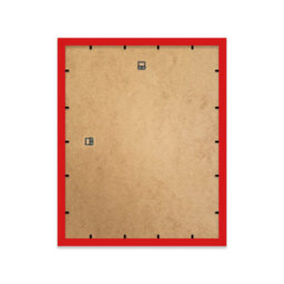 20X16 Inch 7 Opening Photo Collage Frame, Display Seven 6X4 Inch Photos, Multi Aperture Family Picture Frame, Red - thumbnail 5