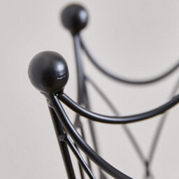 Dibor Vintage Style Matte Black Metal Large Ornate Scrolled Freestanding Umbrella Stand H91 X W34Cm - thumbnail 6