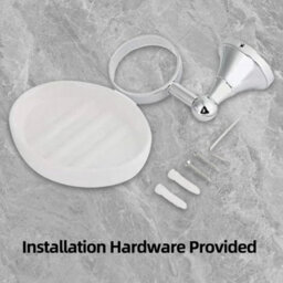 Soap Dish Holder Wall Mounted Bathroom Accessory Modern Round Chrome White Glass - thumbnail 7