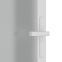 Vidaxl Interior Door 83X201.5 Cm White Matt Glass And Aluminium - thumbnail 5
