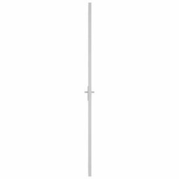 Vidaxl Interior Door 83X201.5 Cm White Matt Glass And Aluminium - thumbnail 4