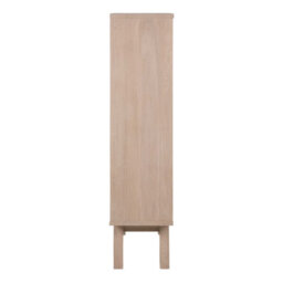 Wyld Haus Kotka White Oak Display Cabinet With Tempered Glass Door, 2 Drawers And 2 Adjustable Shelves - thumbnail 4