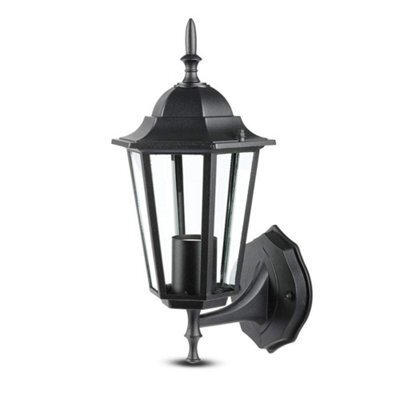 V-Tac Classic Waterproof Lantern E27 40W For Patios And Walkways In Matt Black