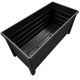 Storm Trading Group 1 X Large Long 55Cm Black Grosvenor Trough Flower Garden Planter For Home, Greenhouse & Patios - thumbnail 2