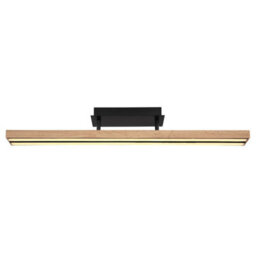 Luminosa Lighting Luminosa Doro 81.5Cm Integrated Led Semi Flush Ceiling Light Matt Black Led 3000K - thumbnail 3