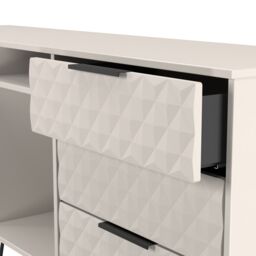Anzio Ready Assembled Matt Kashmir 6 Drawer Sideboard (H)742mm (W)1537mm (D)397mm - thumbnail 4