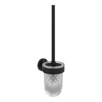 Villeroy & Boch Elements Tender Toilet Brush Set In Matt Black - image 1