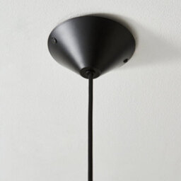 First Choice Lighting Fontana - Brushed Chrome With Black 40Cm Diameter Ceiling Pendant - thumbnail 2