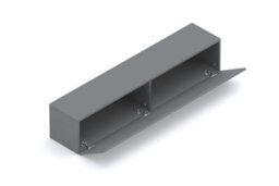 FurniComp LTD Furnicomp Combo 138Cm Floating Wall Hung Tv Unit - Slate Grey Com-62-04 - thumbnail 2