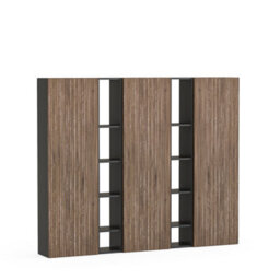 Decorotika Lourdes Moduler Modern Tv Unit Wall Mount Customizable Layout Black Alina - thumbnail 4