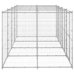 Berkfield Outdoor Dog Kennel Galvanised Steel 9.68 M2 - thumbnail 3