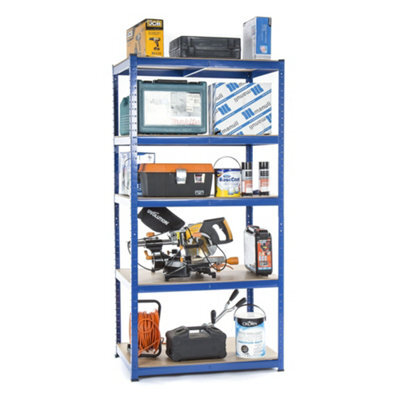 Garage Shelving Units / Racking 5 Levels 1800mm H X 900mm W X 600mm D - image 1
