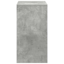 Berkfield Writing Desk Concrete Grey Particle Board 60 X 40 X 76 Cm - thumbnail 5