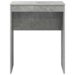 Berkfield Writing Desk Concrete Grey Particle Board 60 X 40 X 76 Cm - thumbnail 4