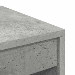 Berkfield Writing Desk Concrete Grey Particle Board 60 X 40 X 76 Cm - thumbnail 7