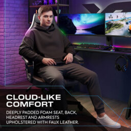 X Rocker Tempest Rgb Ergonomic Pc Gaming Chair With Led Lights - Black - thumbnail 5