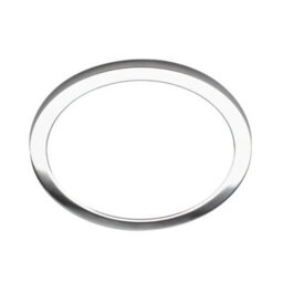 Litecraft Darly Chrome 1 Lamp Modern Bathroom 24W Led Flush Ceiling Light - thumbnail 2
