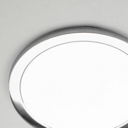 Litecraft Darly Chrome 1 Lamp Modern Bathroom 24W Led Flush Ceiling Light - thumbnail 4
