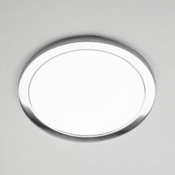 Litecraft Darly Chrome 1 Lamp Modern Bathroom 24W Led Flush Ceiling Light - thumbnail 3