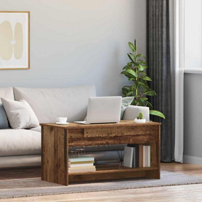 Berkfield Coffee Table Old Wood 102 X 50 X 52.5 Cm Engineered Wood - image 1